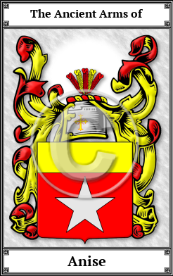 Anise Family Crest Download (JPG)  Book Plated - 150 DPI