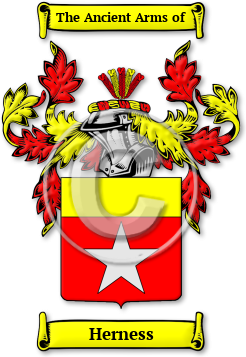 Herness Family Crest Download (jpg) Legacy Series - 150 DPI