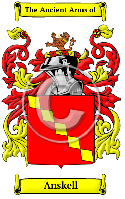 Anskell Family Crest/Coat of Arms