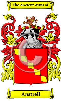 Anstrell Family Crest/Coat of Arms