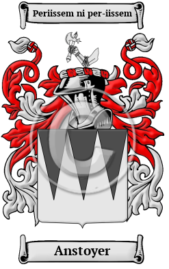 Anstoyer Family Crest/Coat of Arms