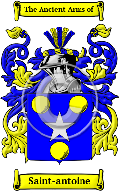 Saint-antoine Family Crest Download (JPG) Heritage Series - 300 DPI