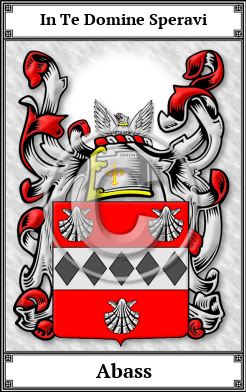 Abass Family Crest Download (JPG)  Book Plated - 150 DPI