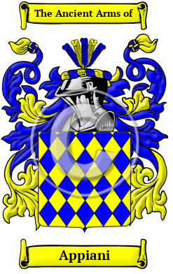 Appiani Family Crest/Coat of Arms