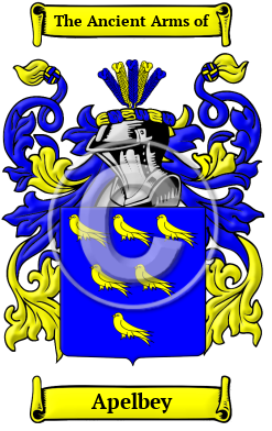 Apelbey Family Crest/Coat of Arms