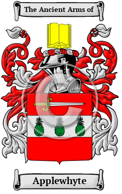 Applewhyte Family Crest/Coat of Arms