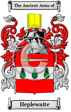 Heplewaite Family Crest/Coat of Arms