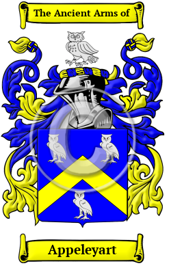 Appeleyart Family Crest/Coat of Arms