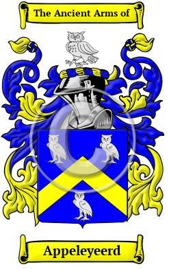 Appeleyeerd Family Crest/Coat of Arms
