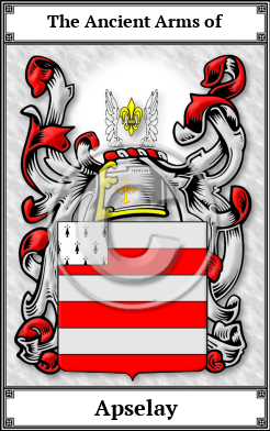 Apselay Family Crest Download (JPG)  Book Plated - 150 DPI