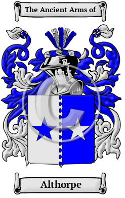Althorpe Family Crest/Coat of Arms