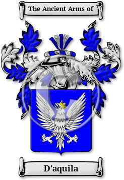 D'aquila Family Crest Download (jpg) Legacy Series - 150 DPI