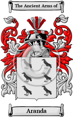 Aranda Family Crest/Coat of Arms