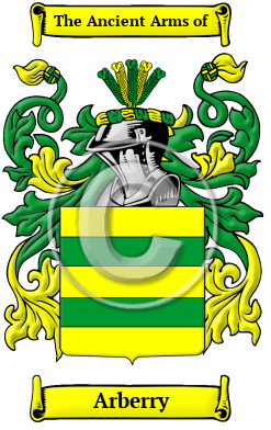 Arberry Family Crest/Coat of Arms
