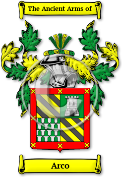 Arco Family Crest Download (JPG) Legacy Series - 600 DPI