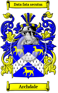 Archdale Family Crest/Coat of Arms