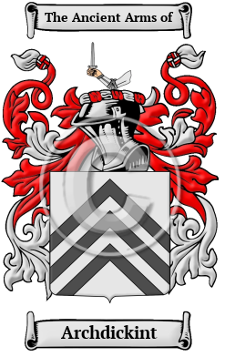 Archdickint Family Crest/Coat of Arms