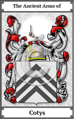 Cotys Family Crest Download (JPG) Book Plated - 600 DPI