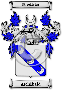 Archibald Family Crest Download (jpg) Legacy Series - 150 DPI