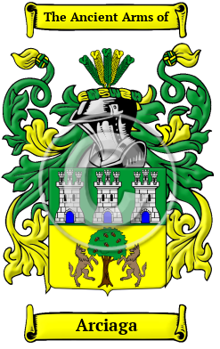 Arciaga Family Crest/Coat of Arms