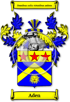 Aden Family Crest Download (jpg) Legacy Series - 150 DPI
