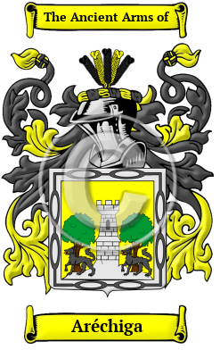 Aréchiga Family Crest/Coat of Arms