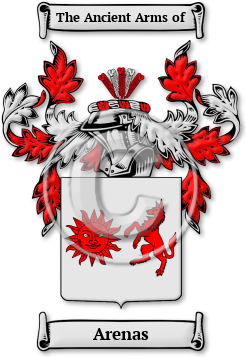 Arenas Family Crest Download (jpg) Legacy Series - 150 DPI