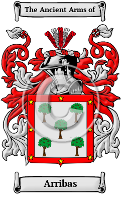 Arribas Family Crest/Coat of Arms