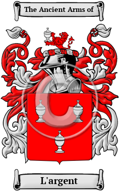 L'argent Family Crest/Coat of Arms
