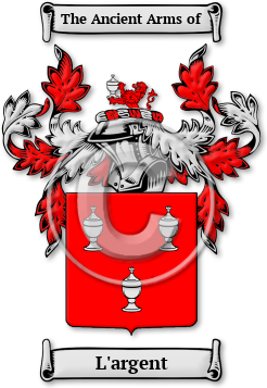 L'argent Family Crest Download (jpg) Legacy Series - 150 DPI