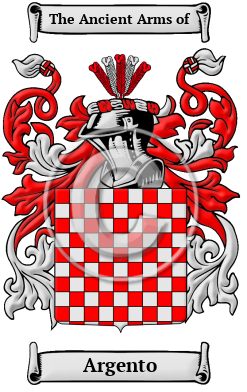 Argento Family Crest/Coat of Arms