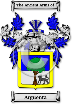 Arguenta Family Crest Download (jpg) Legacy Series - 150 DPI