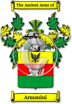 Armanini Family Crest Download (jpg) Legacy Series - 150 DPI