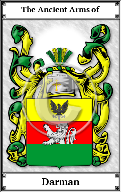 Darman Family Crest Download (JPG)  Book Plated - 150 DPI