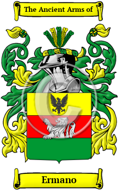 Ermano Family Crest/Coat of Arms