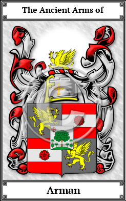 Arman Family Crest Download (JPG)  Book Plated - 150 DPI