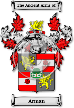 Arman Family Crest Download (jpg) Legacy Series - 150 DPI