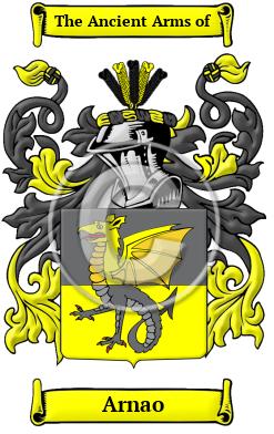 Arnao Family Crest/Coat of Arms