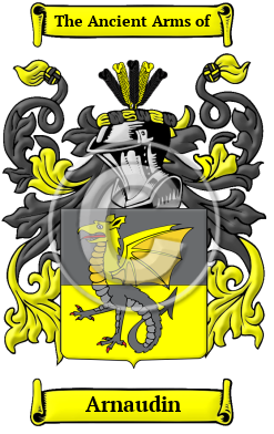 Arnaudin Family Crest/Coat of Arms