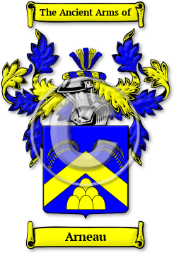 Arneau Family Crest Download (JPG) Legacy Series - 600 DPI