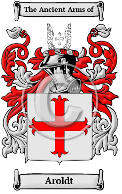 Aroldt Family Crest/Coat of Arms