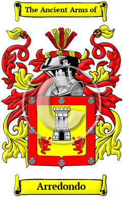 Arredondo Family Crest/Coat of Arms