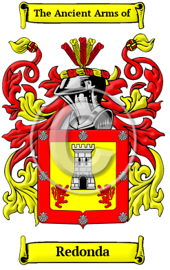 Redonda Family Crest/Coat of Arms