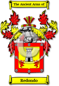 Redondo Family Crest Download (jpg) Legacy Series - 150 DPI