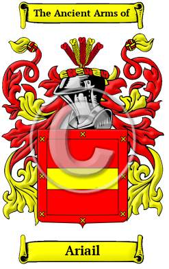 Ariail Family Crest/Coat of Arms