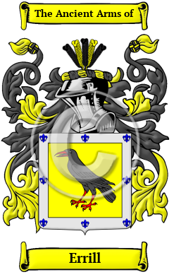 Errill Family Crest/Coat of Arms