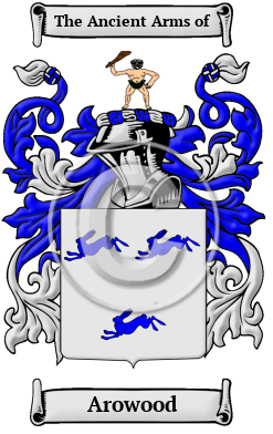 Arowood Family Crest/Coat of Arms
