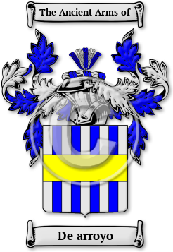 De arroyo Family Crest Download (JPG) Legacy Series - 600 DPI