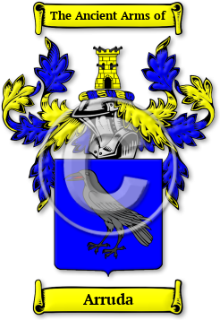 Arruda Family Crest Download (jpg) Legacy Series - 150 DPI