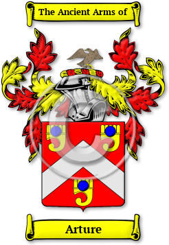 Arture Family Crest Download (JPG) Legacy Series - 600 DPI